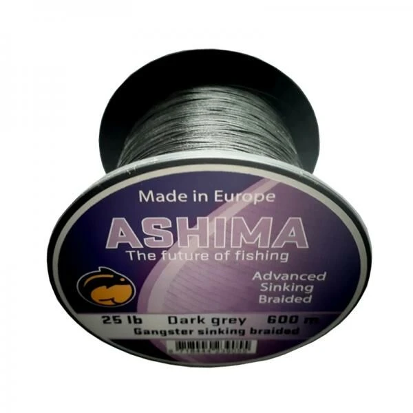 Ashima Gangster 8 Braided Sinking Line Dark Grey 3 Ashima Gangster 8 Braided Sinking Line Dark Grey
