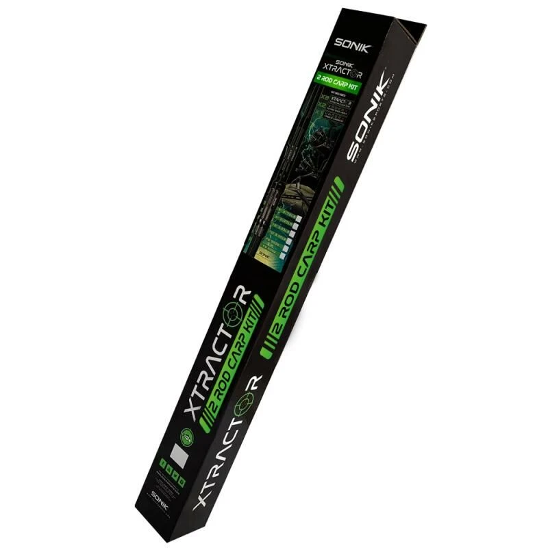 Sonik Xtractor 2 Rod 10ft 3.25lb Carp Fishing Kit