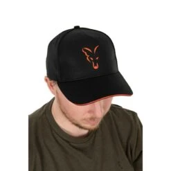 Fox Collection Baseball Cap Black & Orange -Fox Verkoopwinkel 4507629Fox Collection Baseball Cap Black Orange 3