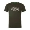 Korda Outline Tee Dark Olive -Fox Verkoopwinkel 4526649Korda Outline Tee Dark Olive